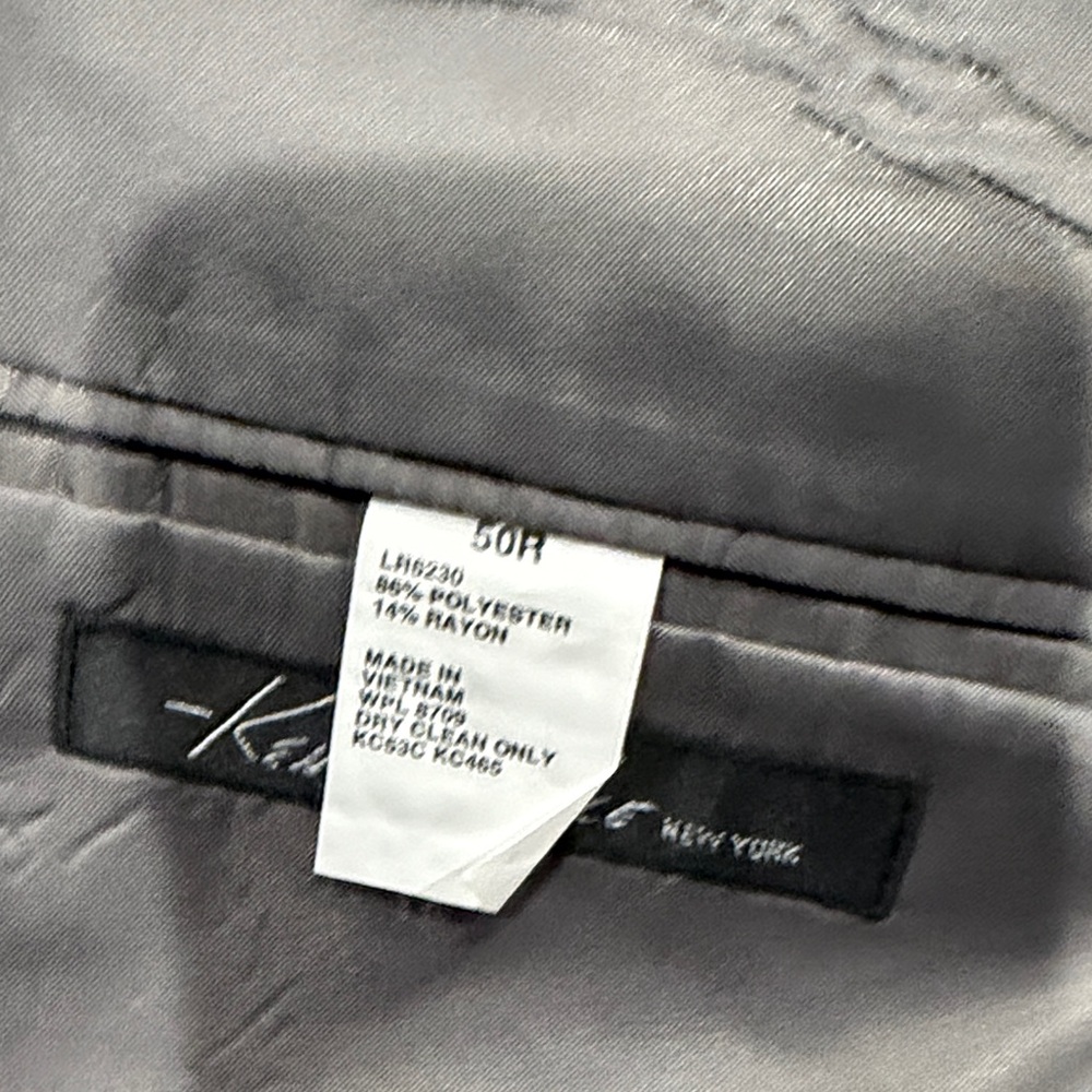 Kenneth Cole Classic Gray Men's Suit - Picture 2 of 4